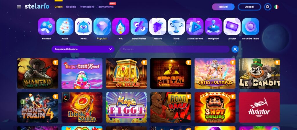 stelario casino giochi